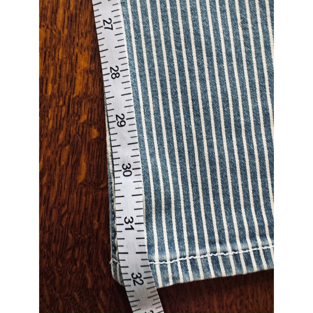 NWT Subdued Flared Striped/Railroad Jeans Sample 25 - Picture 7 of 7